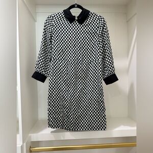 Kate Spade Black and White Geometric Dress